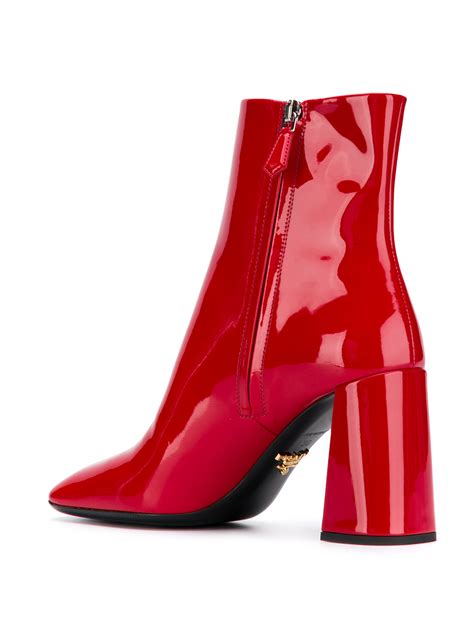 prada red boots